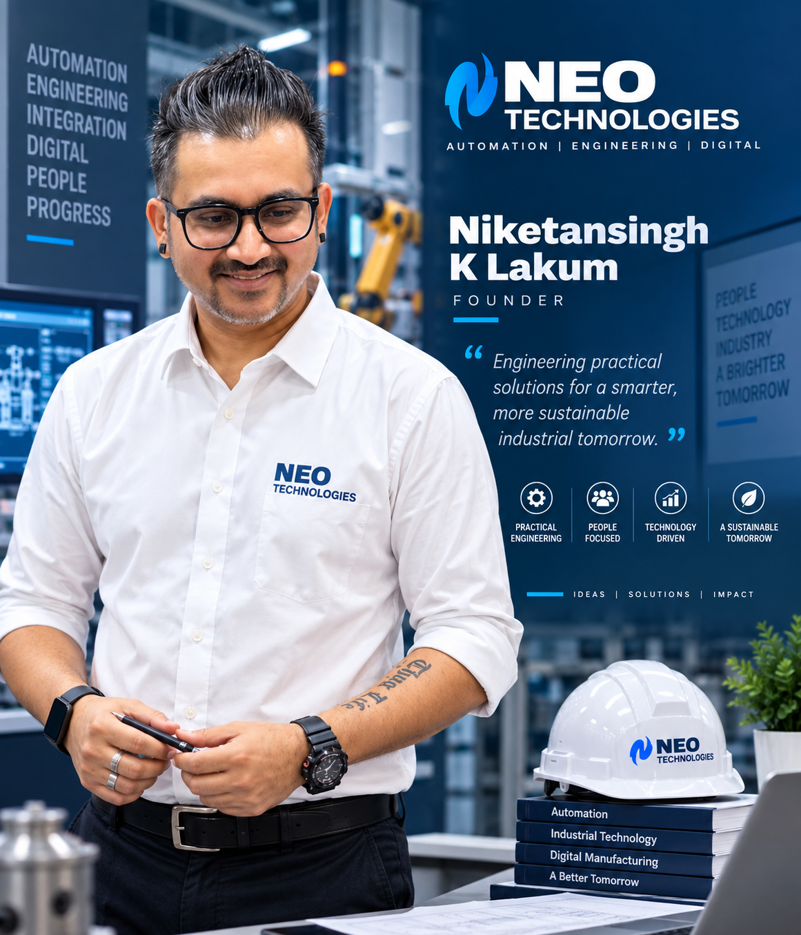 Niketansingh K Lakum - Founder of Neo Creative Vision Technologies (NCVT)