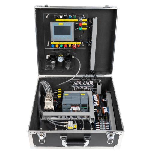 Siemens S7-1200 Pneumatic Timing Control in a portable training case