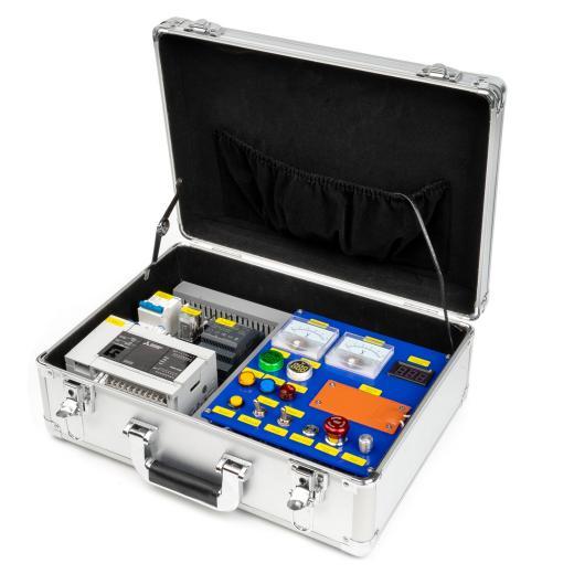 Mitsubishi FX5U Temperature PID Control in a portable training case