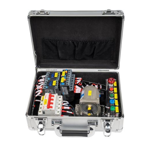 Electrical control Three-Phase Motor Forward / Reverse in a portable training case